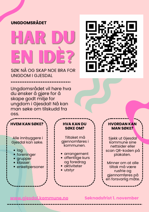 Plakat med informasjon om ungdomsmidler - Klikk for stort bilde